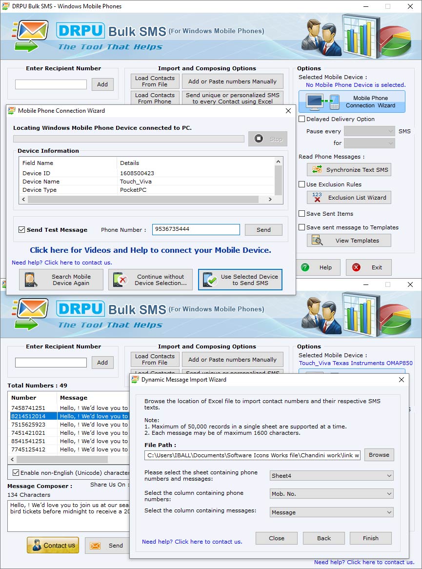 PC to SMS Software 7.0.1.3