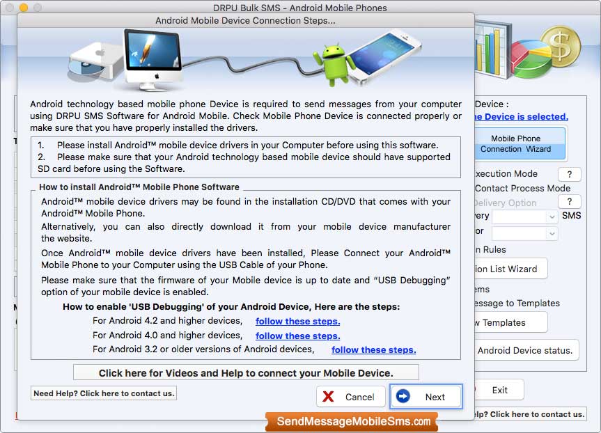 Mobile Device Connection Steps