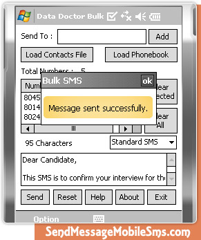 Pocket PC to Mobile Bulk SMS Software