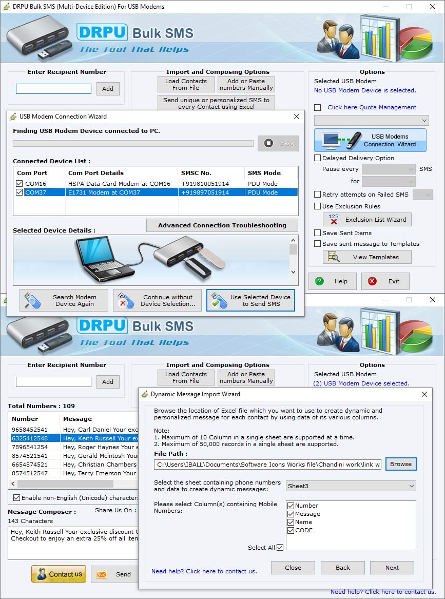 Windows 8 GSM Modem SMS full